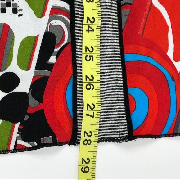 Zoe Black & Bright Mixed Material Sleeveless Top - Picture 6 of 6